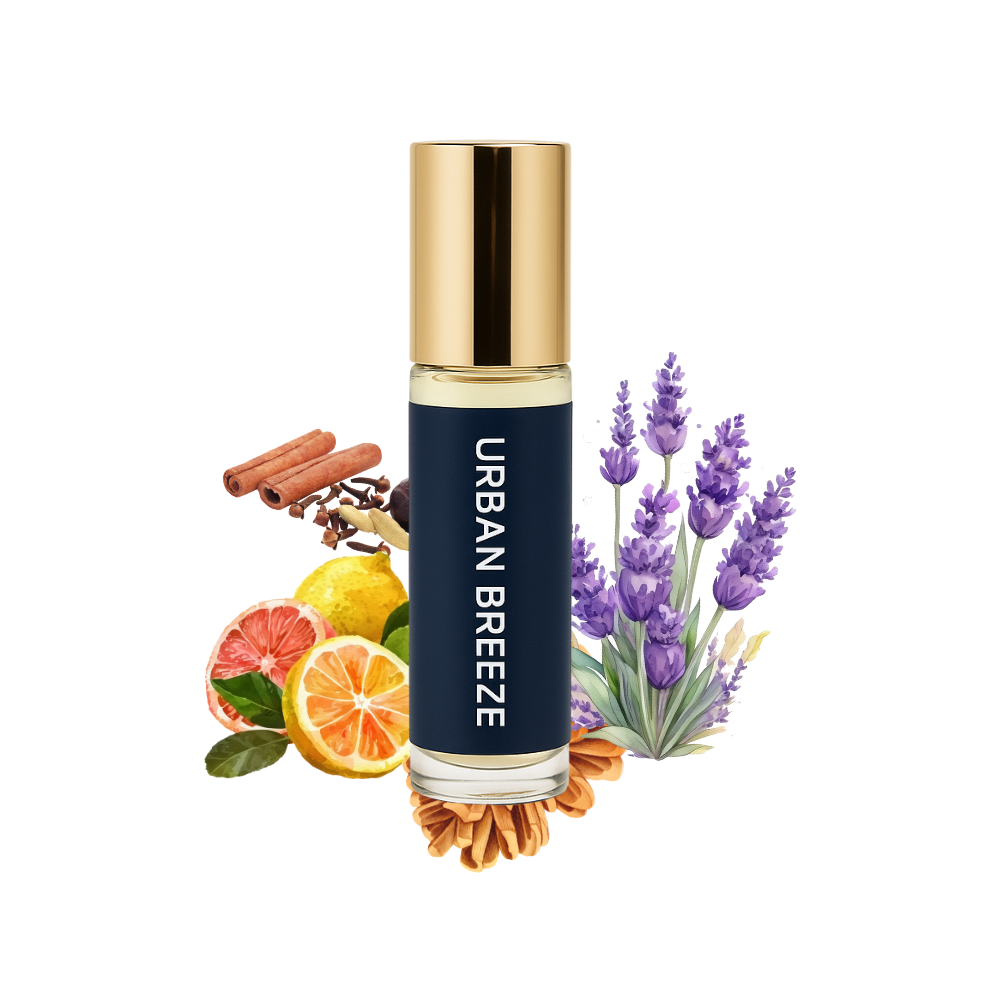 Scent Curry Premium Attar – Urban Breeze | Fresh Citrus & Green, Long-Lasting Perfume Oil (6ml)