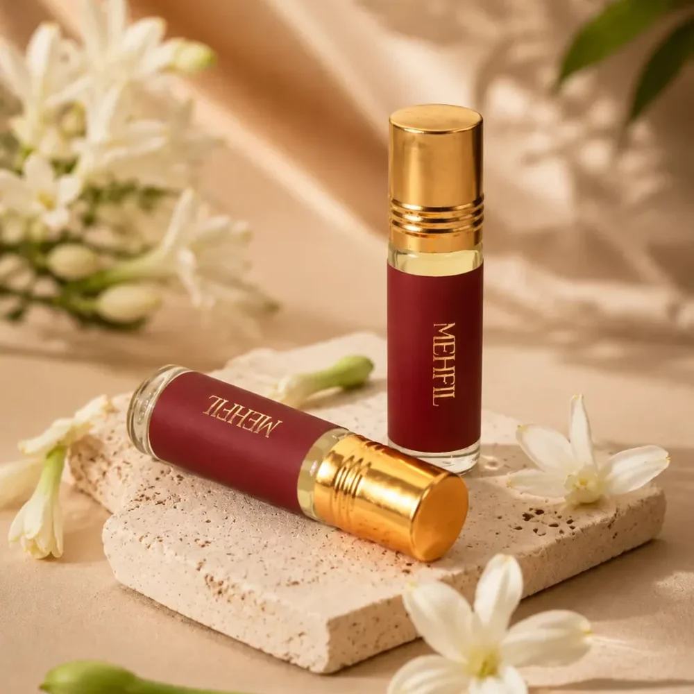 Mehfil Luxury Attar 6ml | Long-Lasting Royal Oriental Gourmand | Alcohol-Free Unisex Perfume Oil